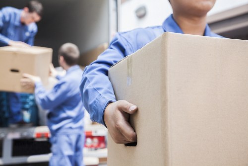 Removal van service operating in Pimlico near residential flats