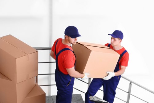 Home moving service planning in Pimlico with central London streets and flats
