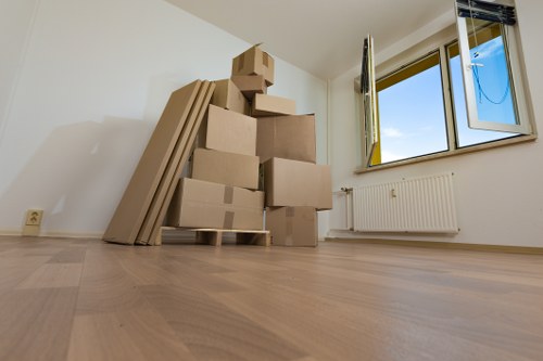 Furniture loading into a removal van for a local Pimlico move