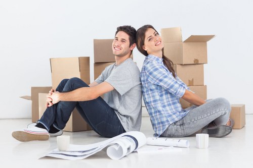 Packing and loading support for a flat move in Pimlico