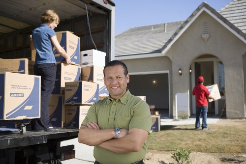 Careful boxing of household items for a Pimlico move