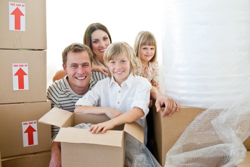 Sofa and household furniture ready for pick-up in Pimlico flat