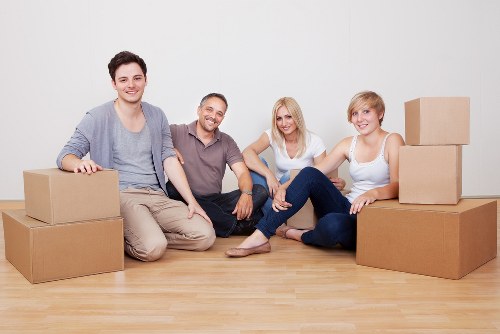 Furniture moving support for a Pimlico flat or apartment