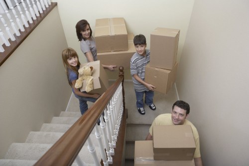Professional movers handling flat removals in Pimlico